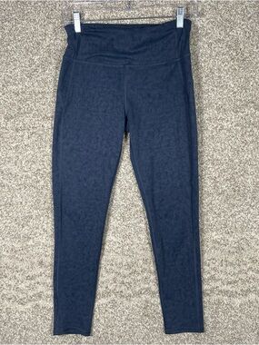 Vuori Pace High Rise Leggings Womens Small Ocean Athletic Yoga Running Workout